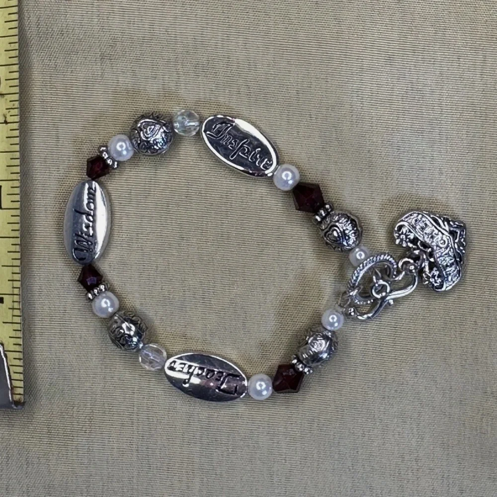 Expressively Yours Teacher Charm Bracelet | Inspire Wisdom Gift